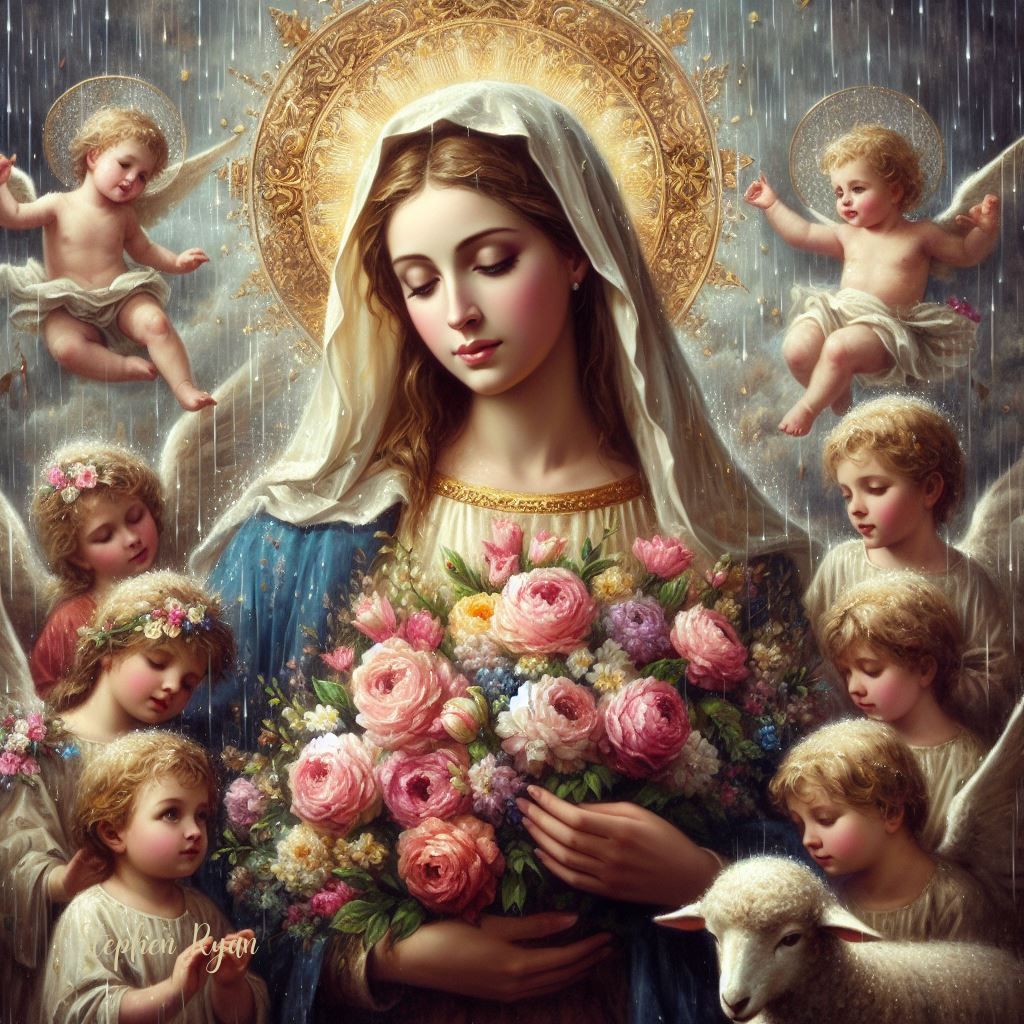 Our Lady with the little Angels