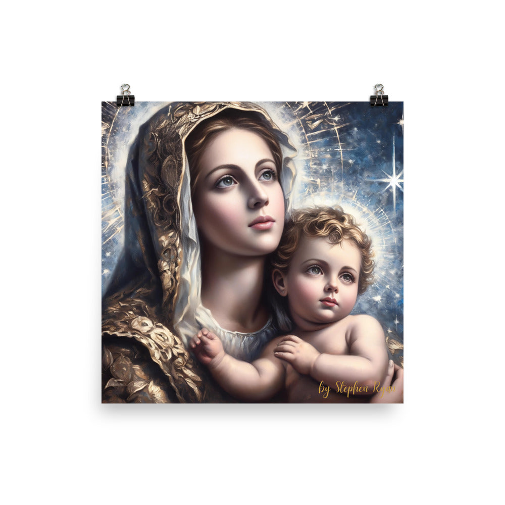 Our Lady with Baby Jesus Poster