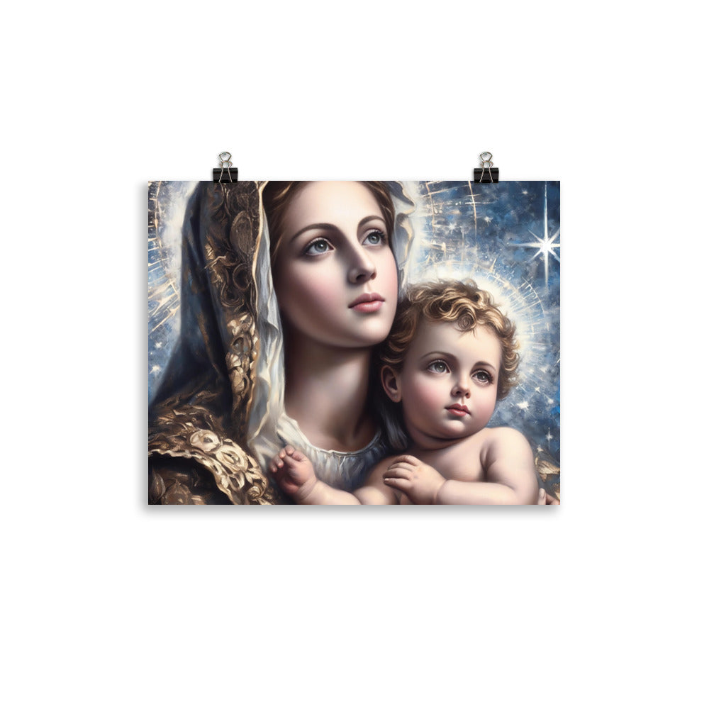 Our Lady with Baby Jesus Poster