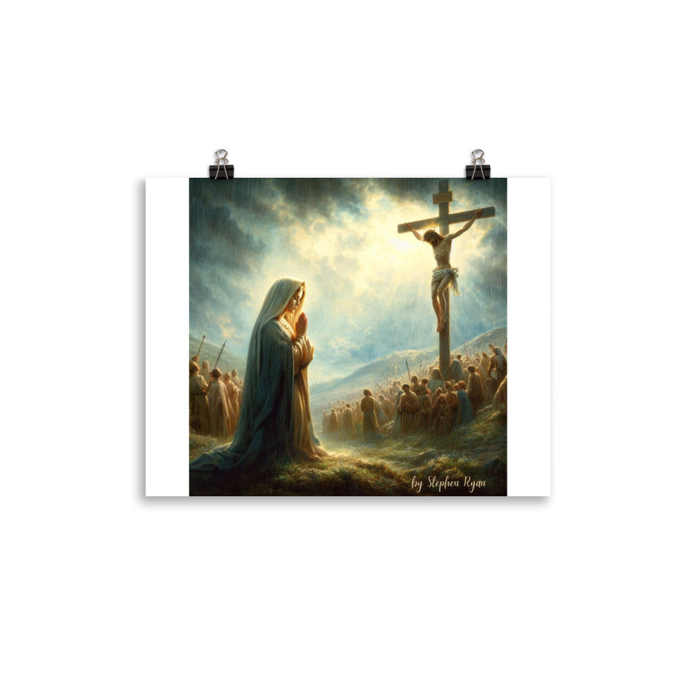 Our Lady with the Cross Poster