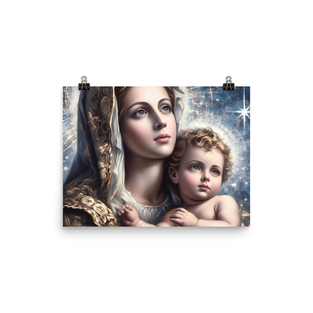 Our Lady with Baby Jesus Poster