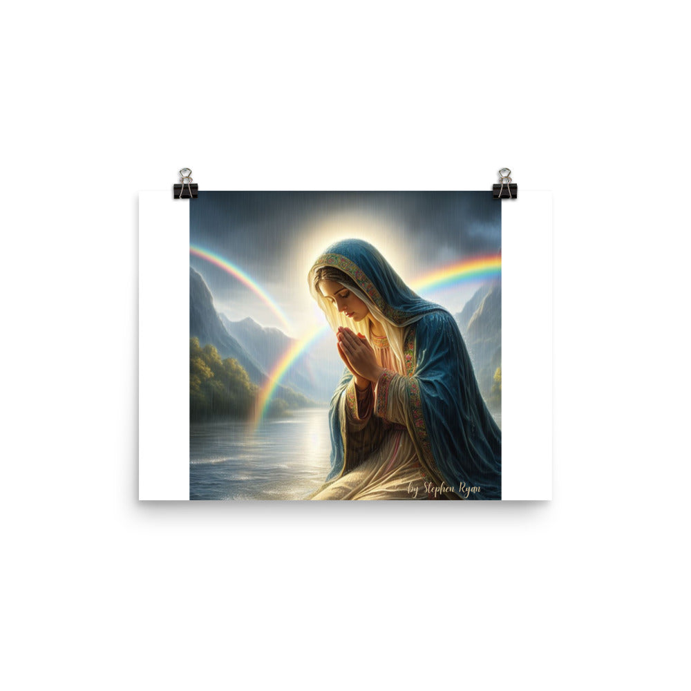 Our Lady with the Rainbow Poster