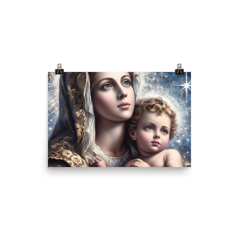 Our Lady with Baby Jesus Poster