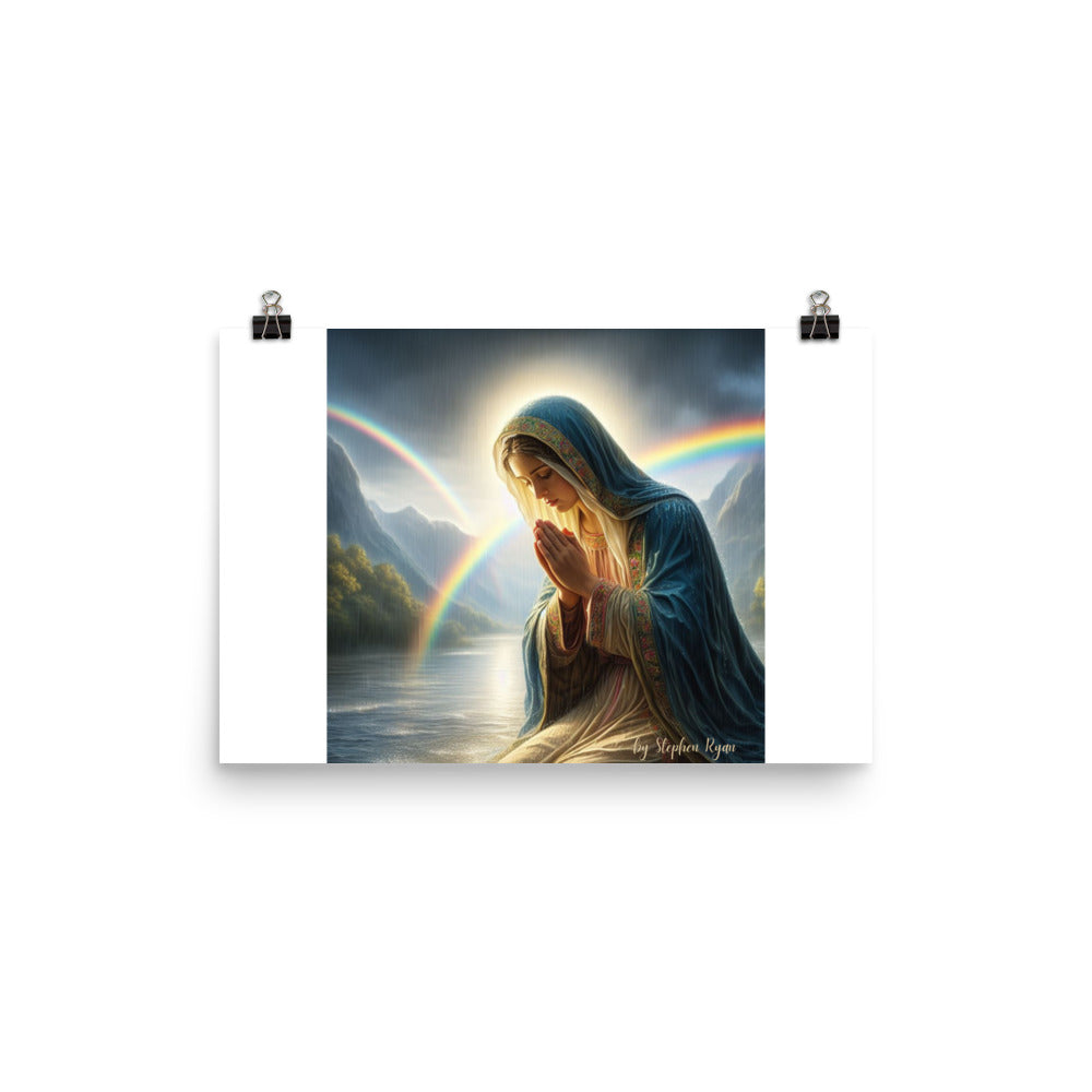 Our Lady with the Rainbow Poster