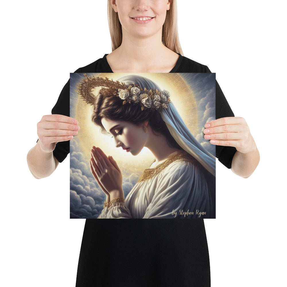 Our Lady with the Halo Prays Poster