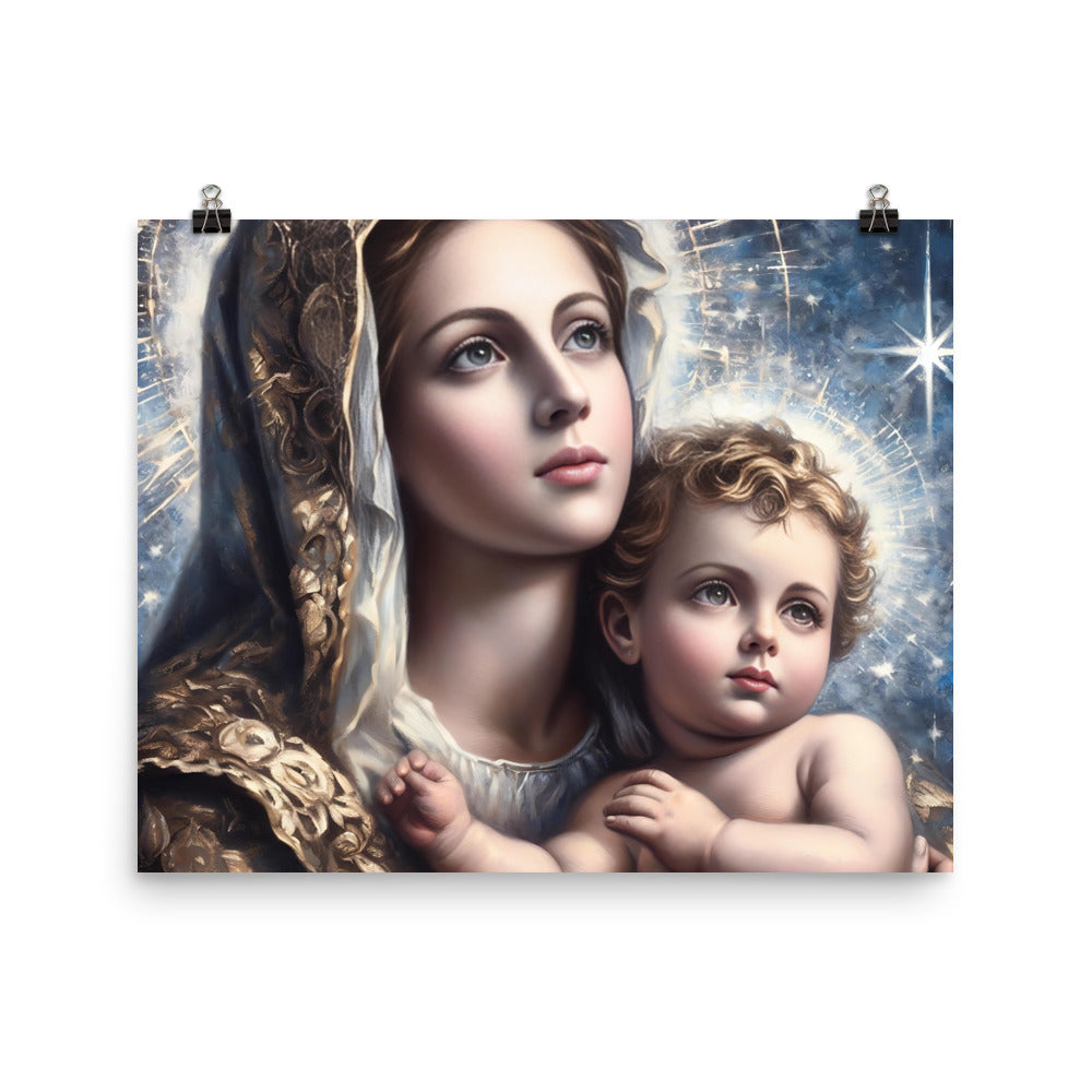 Our Lady with Baby Jesus Poster