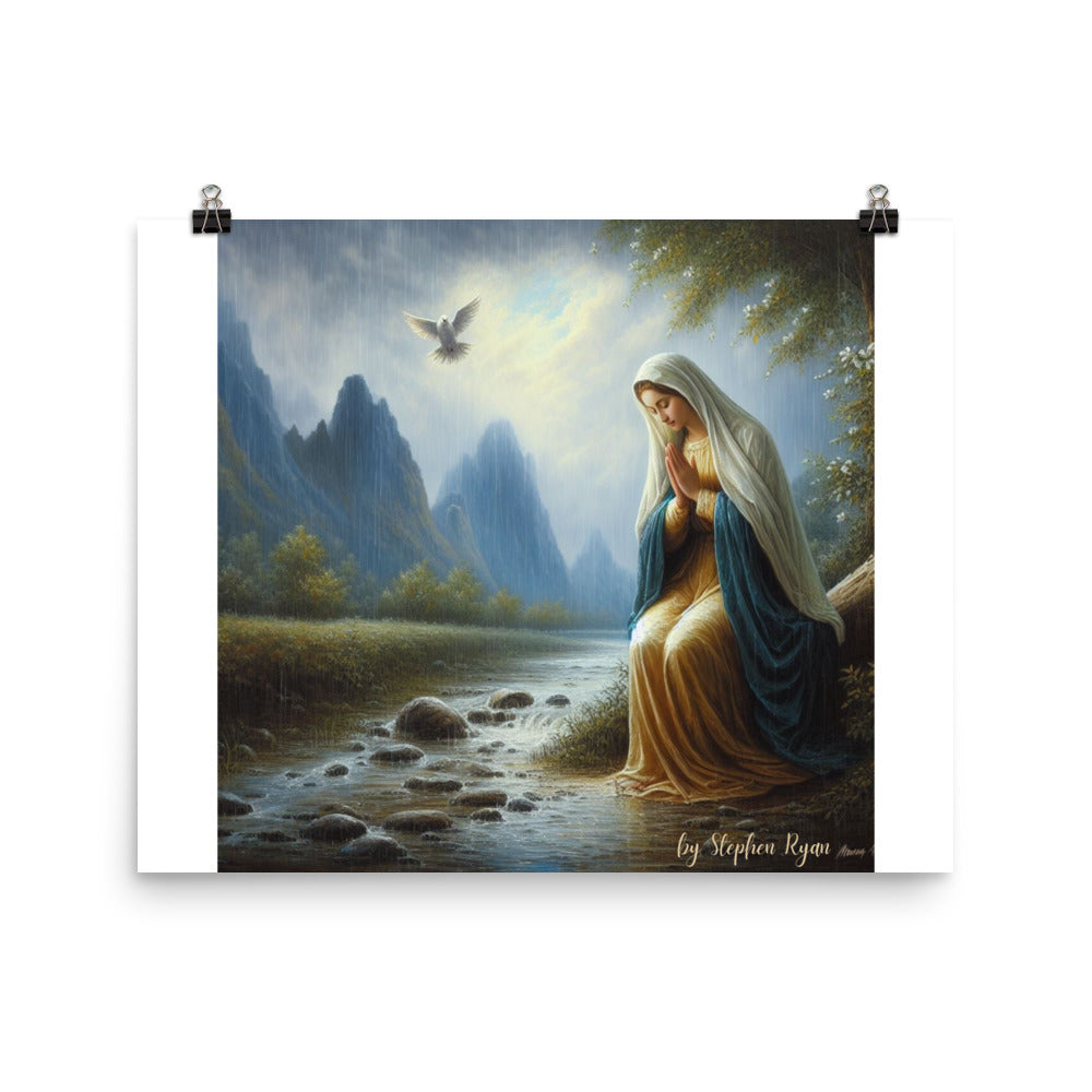 Our Lady with the Dove Poster