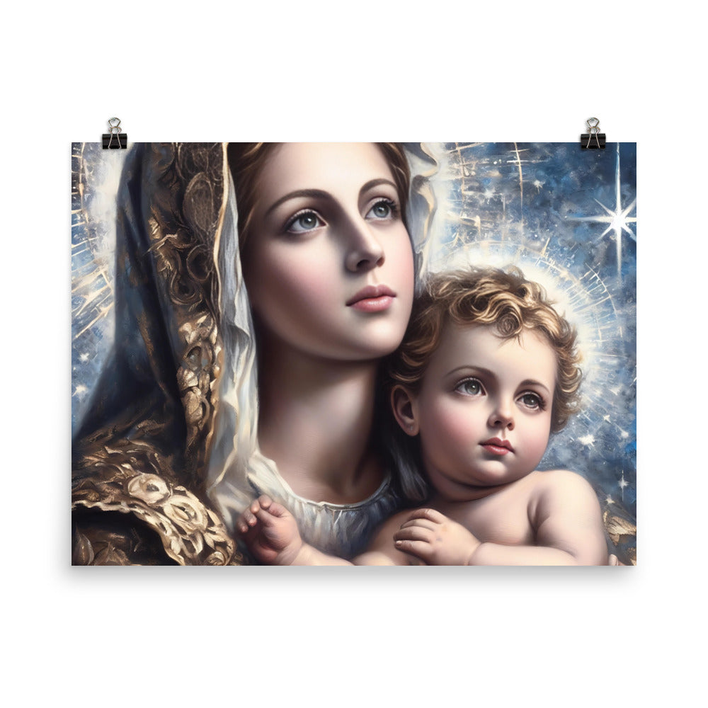 Our Lady with Baby Jesus Poster