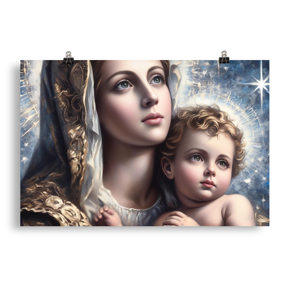 Our Lady with Baby Jesus Poster