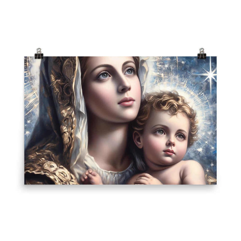 Our Lady with Baby Jesus Poster